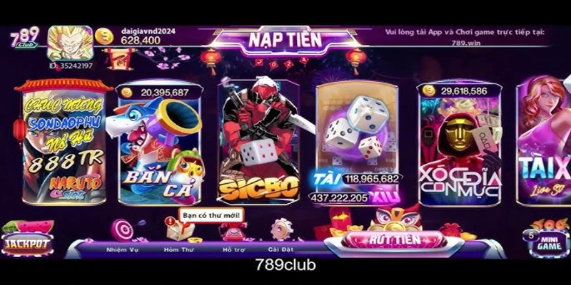 Giới thiệu tổng quan về cổng game 789club