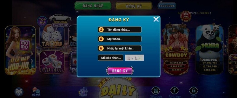 Giao dịch được cung cấp tại cổng game